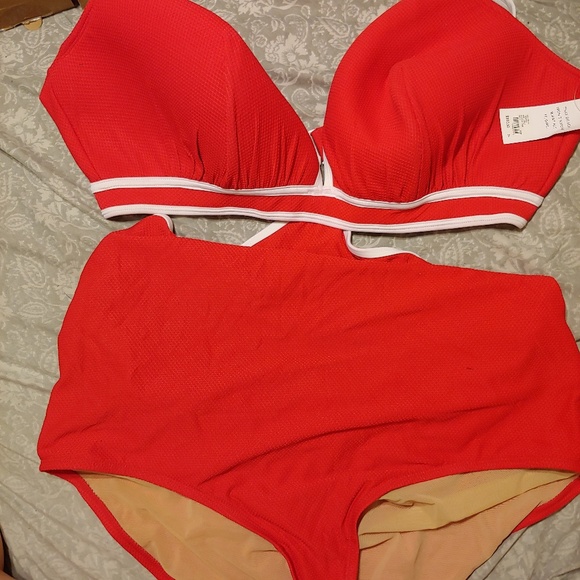 Lane Bryant Monokini Swimsuit - Picture 3 of 4